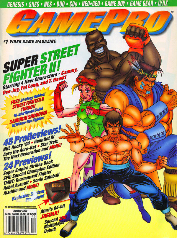 GamePro 051 (Oct 1993) Super Street Fighter II   The New Challengers cover
